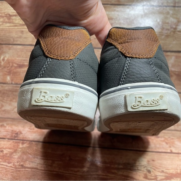 Bass Men Sneakers Charcoal Gray Size 8.5 - Picture 7 of 16